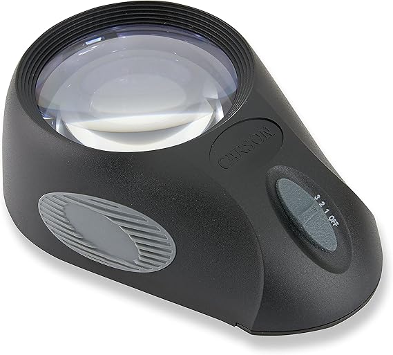 Magnifier Carson 5x LED Stand