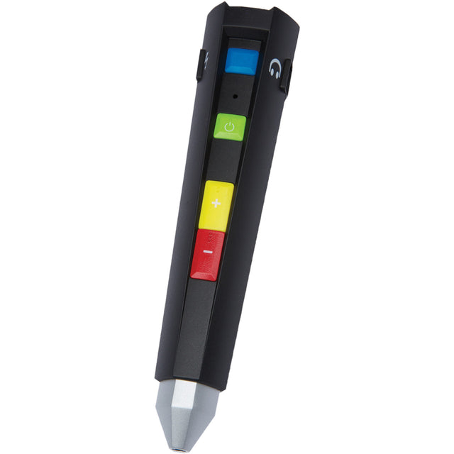 Talking label wand