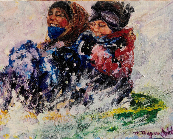 Snowy Laughter by Maureen Magner-Sylak